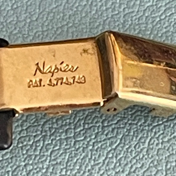 NAPIER BLACK METAL BRACELET - Picture 6 of 8